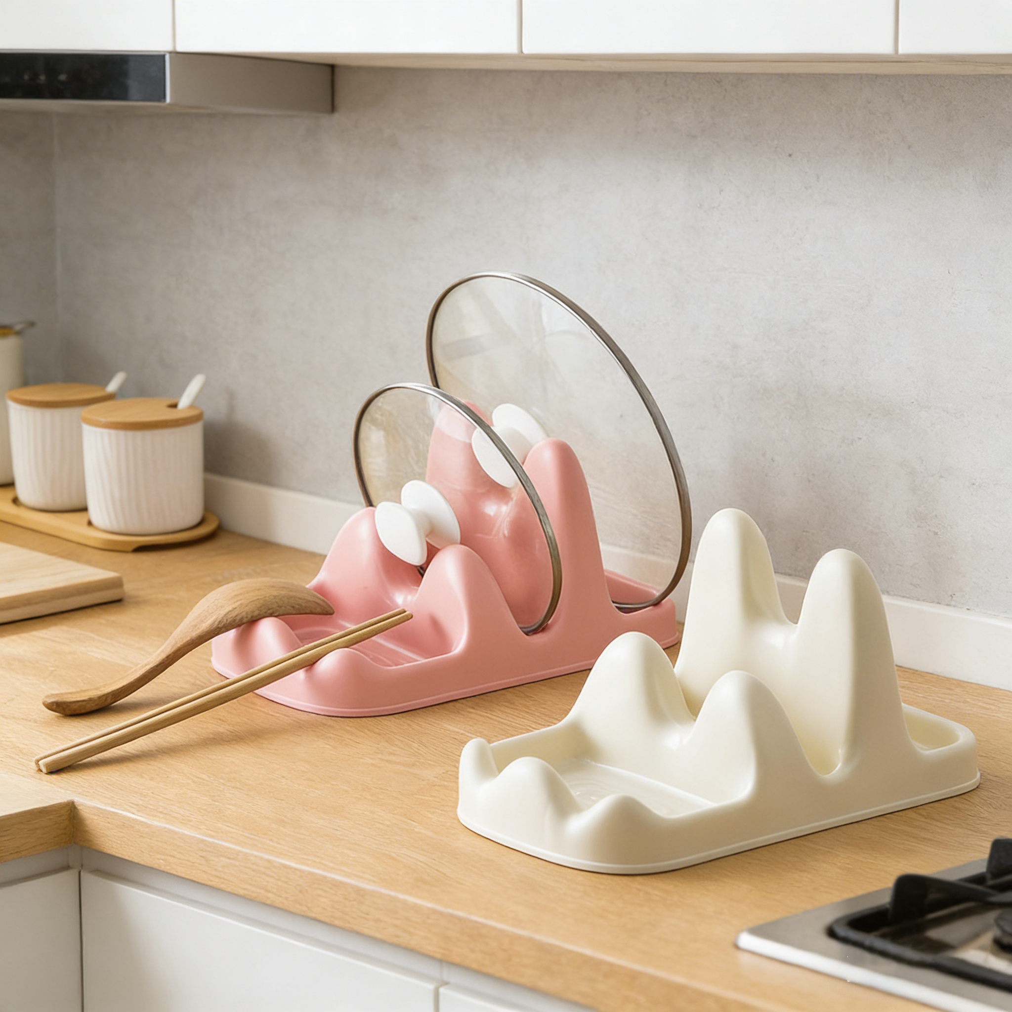 Multi-Function Lid Rack | Store lids, spatulas & cutting boards in one organizer