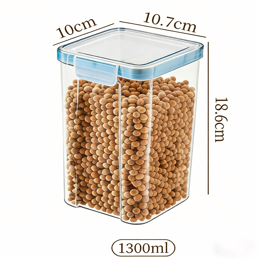 White Lid Airtight Jar｜Grains & Dry Foods
