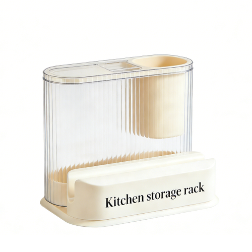 Butter-style cutlery and chopstick storage rack for the kitchen