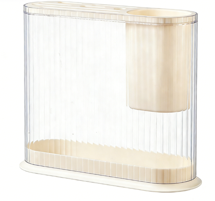 Butter-style cutlery and chopstick storage rack for the kitchen